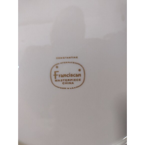 Franciscan Constantine Dinner and Salad Plate Set Masterpiece China, USA - EUC! - Picture 3 of 4